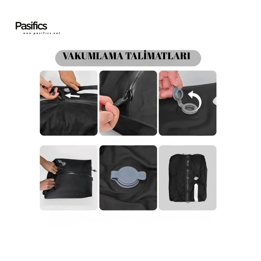 Pasifics® Seyahat Sıkıştırma Torbası